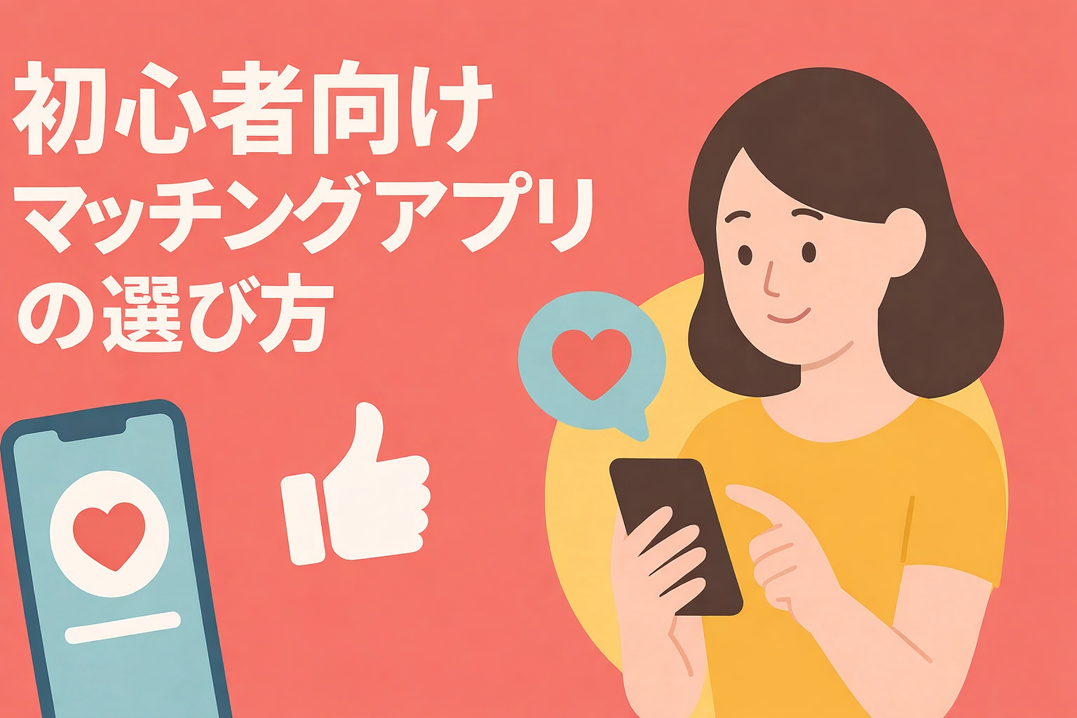 初心者でも失敗しにくいマッチングアプリはどれ？選び方をわかりやすく解説