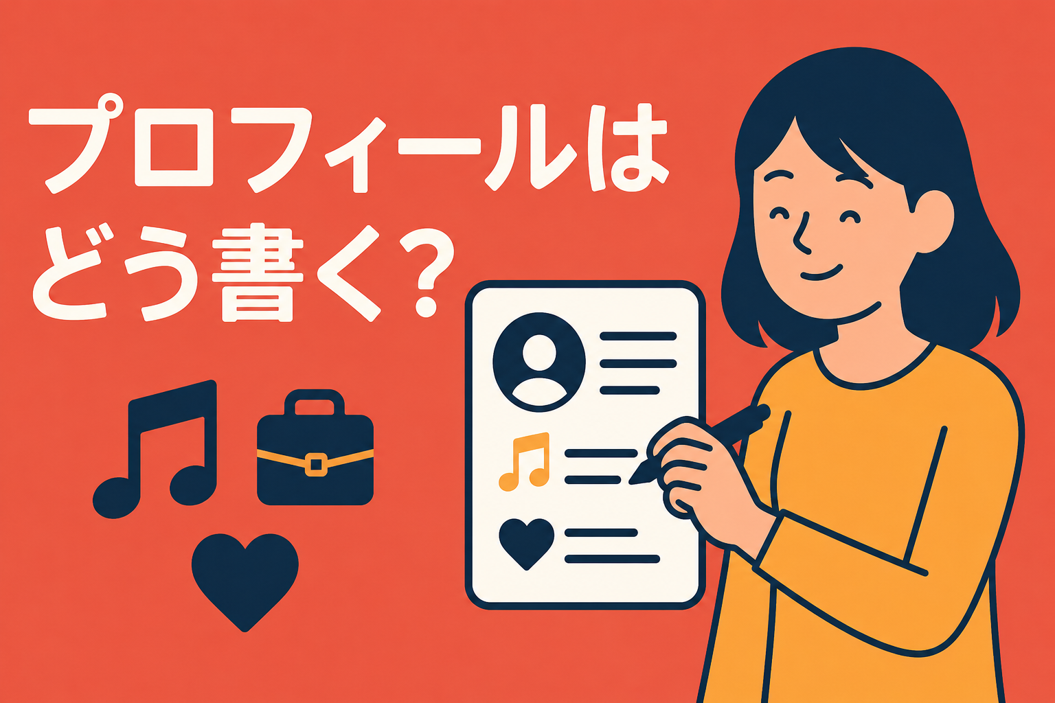 プロフィールに何を書くべき?趣味・仕事・恋愛観の正しい見せ方