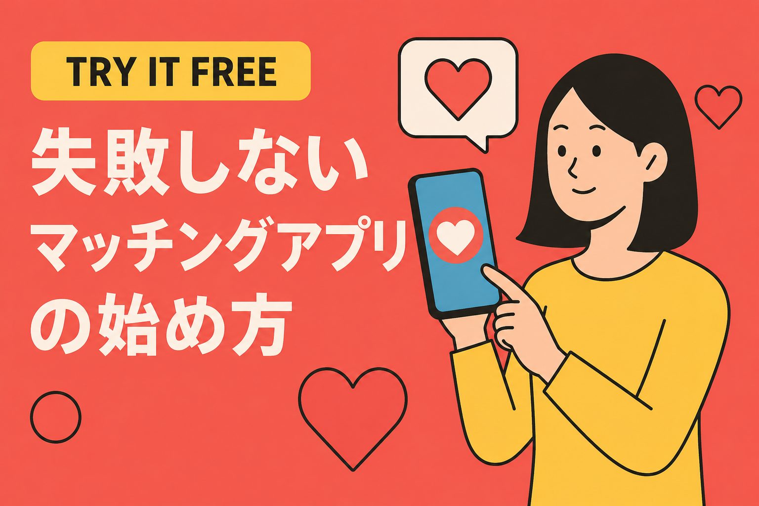 無料期間で見極めたい人向け|失敗しないマッチングアプリの始め方