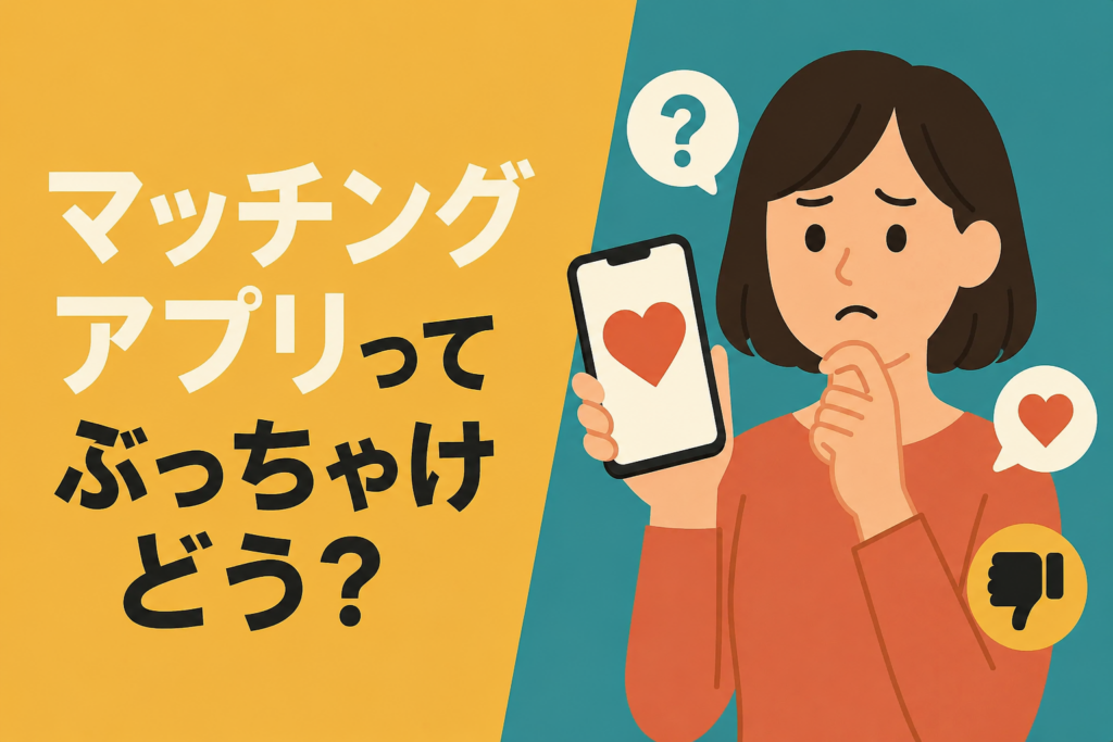 正直、マッチングアプリってどう？使ってわかったリアルな本音