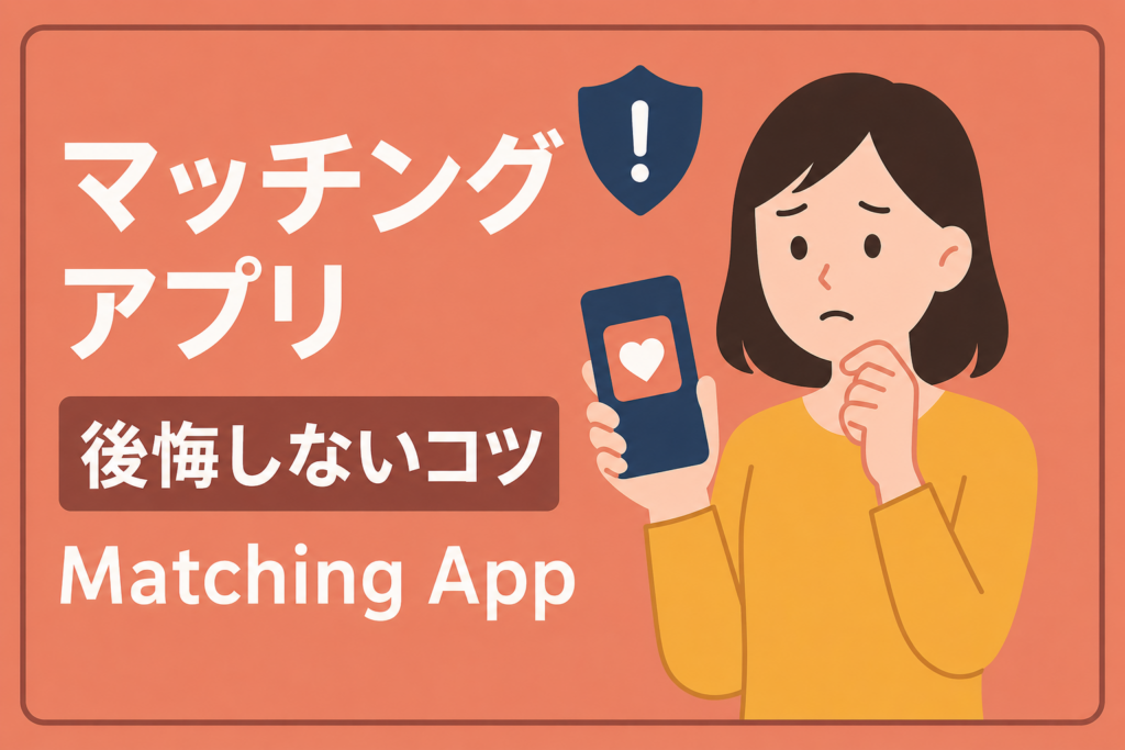 マッチングアプリで後悔しないための自衛ポイントまとめ