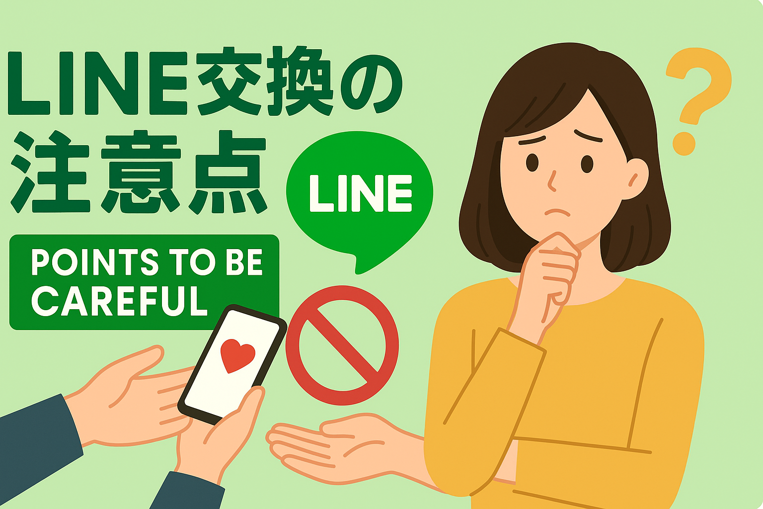 LINE交換前に確認したいこと｜トラブル回避のための基本