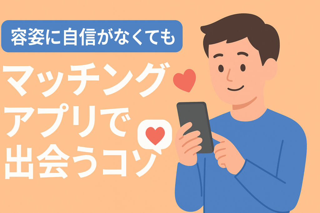 容姿に自信がなくてもマッチングアプリで出会える人の特徴