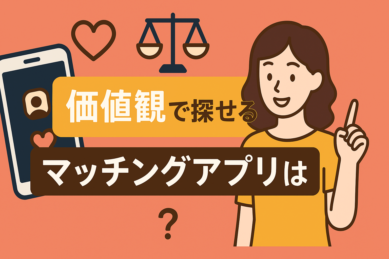 価値観重視で恋人を探したい人に向いているマッチングアプリとは