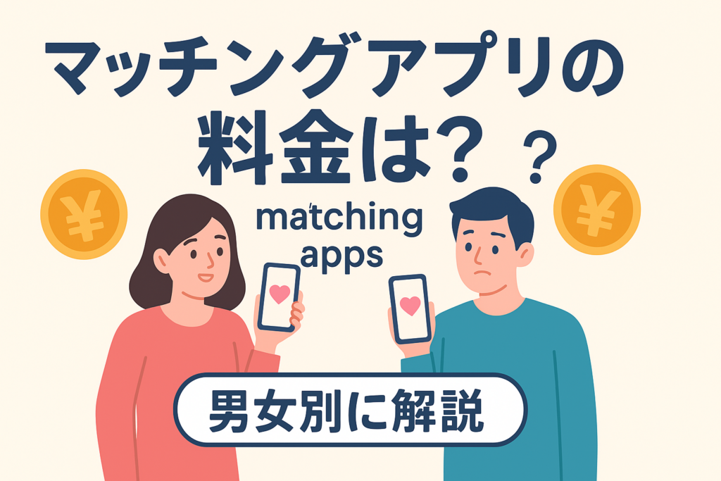 マッチングアプリの料金相場はいくら？男女別にわかりやすく解説
