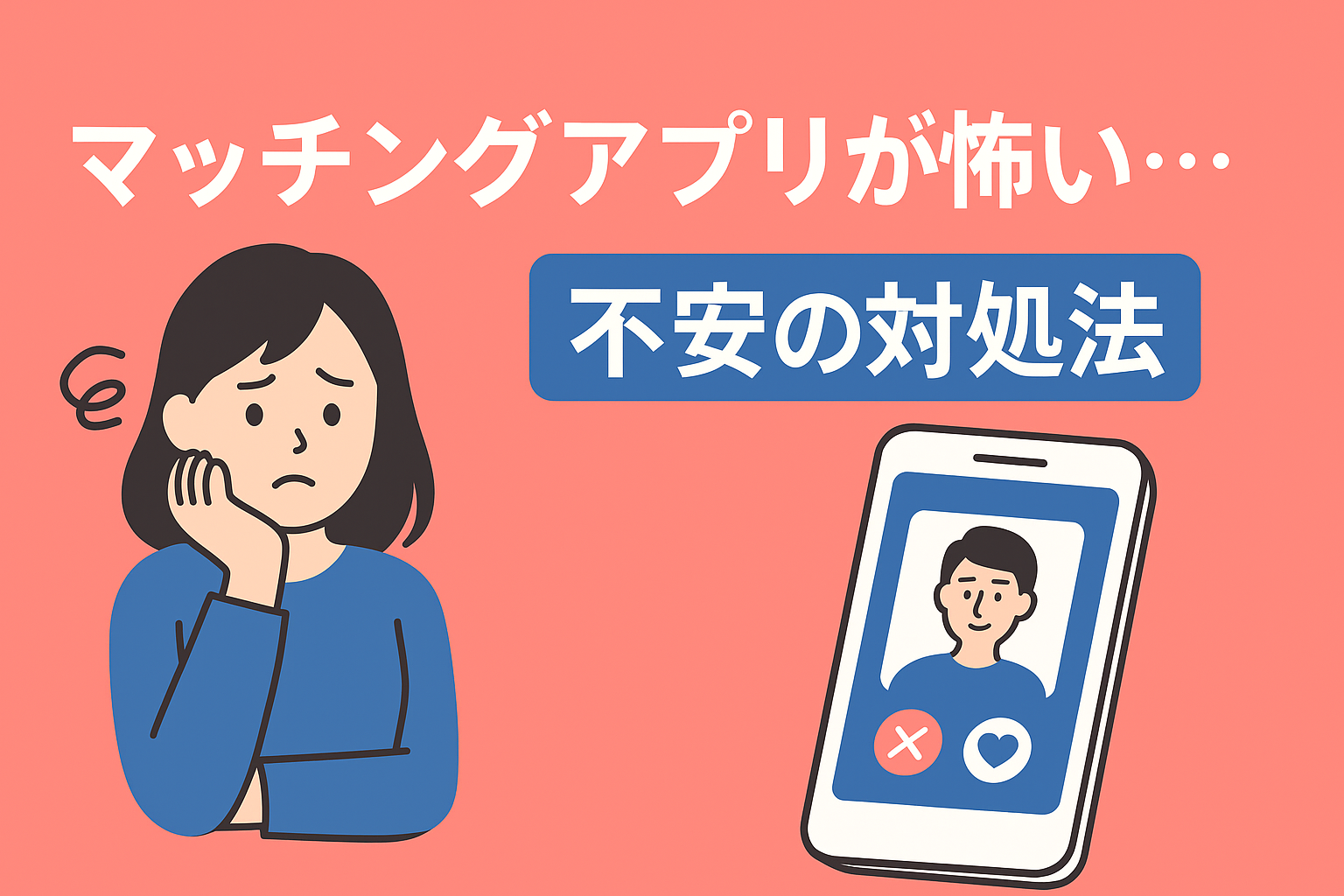 マッチングアプリが怖い人へ｜不安を減らして始めるための基本知識