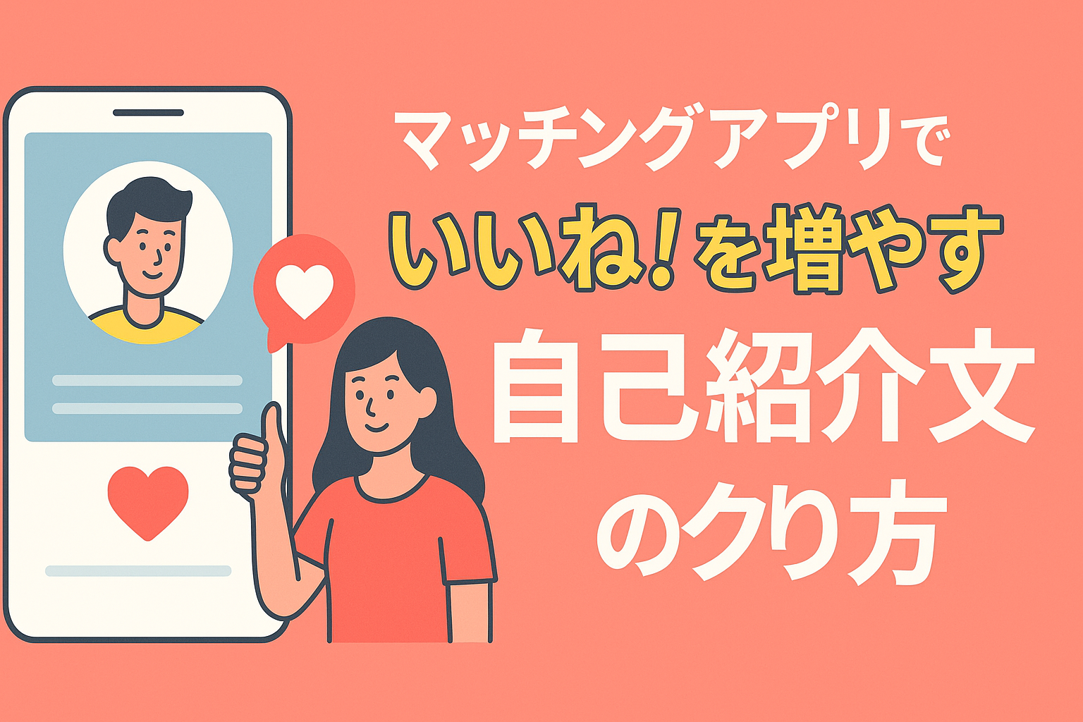 マッチングアプリでいいねが増える自己紹介文の作り方
