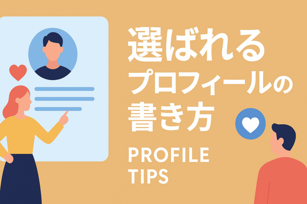 異性に選ばれやすいプロフィールの書き方｜男女別ポイント解説