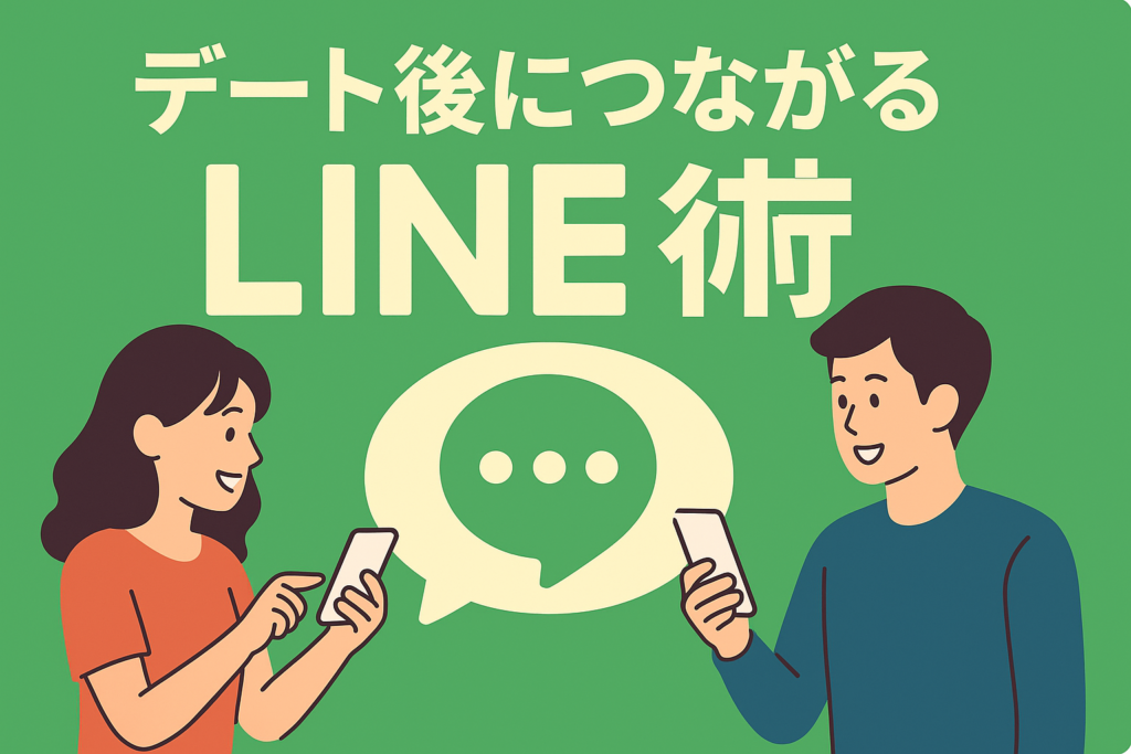 初デート後に次へつなげるLINEの送り方